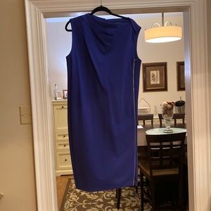 Sheath dress with Color Block Jacket